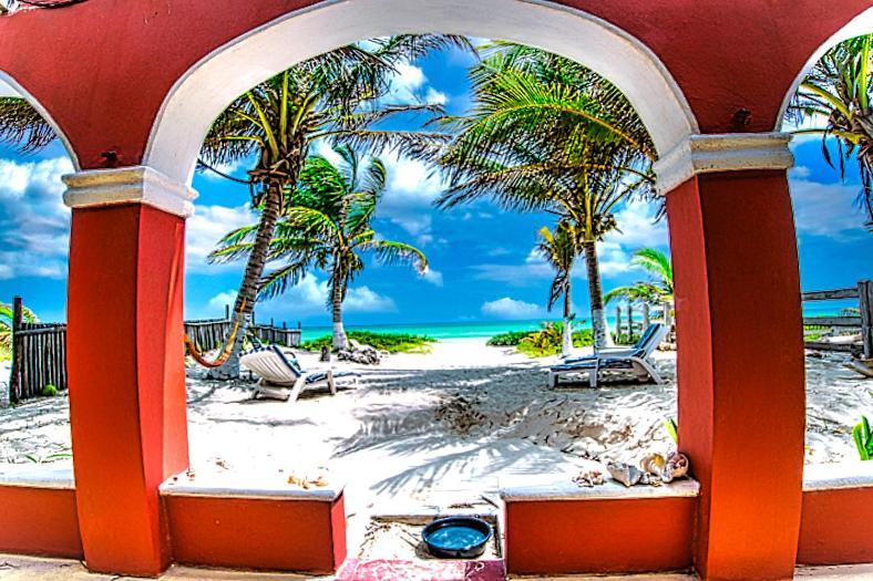 Beachfront Hacienda Del Cuyo Groundfloor מראה חיצוני תמונה