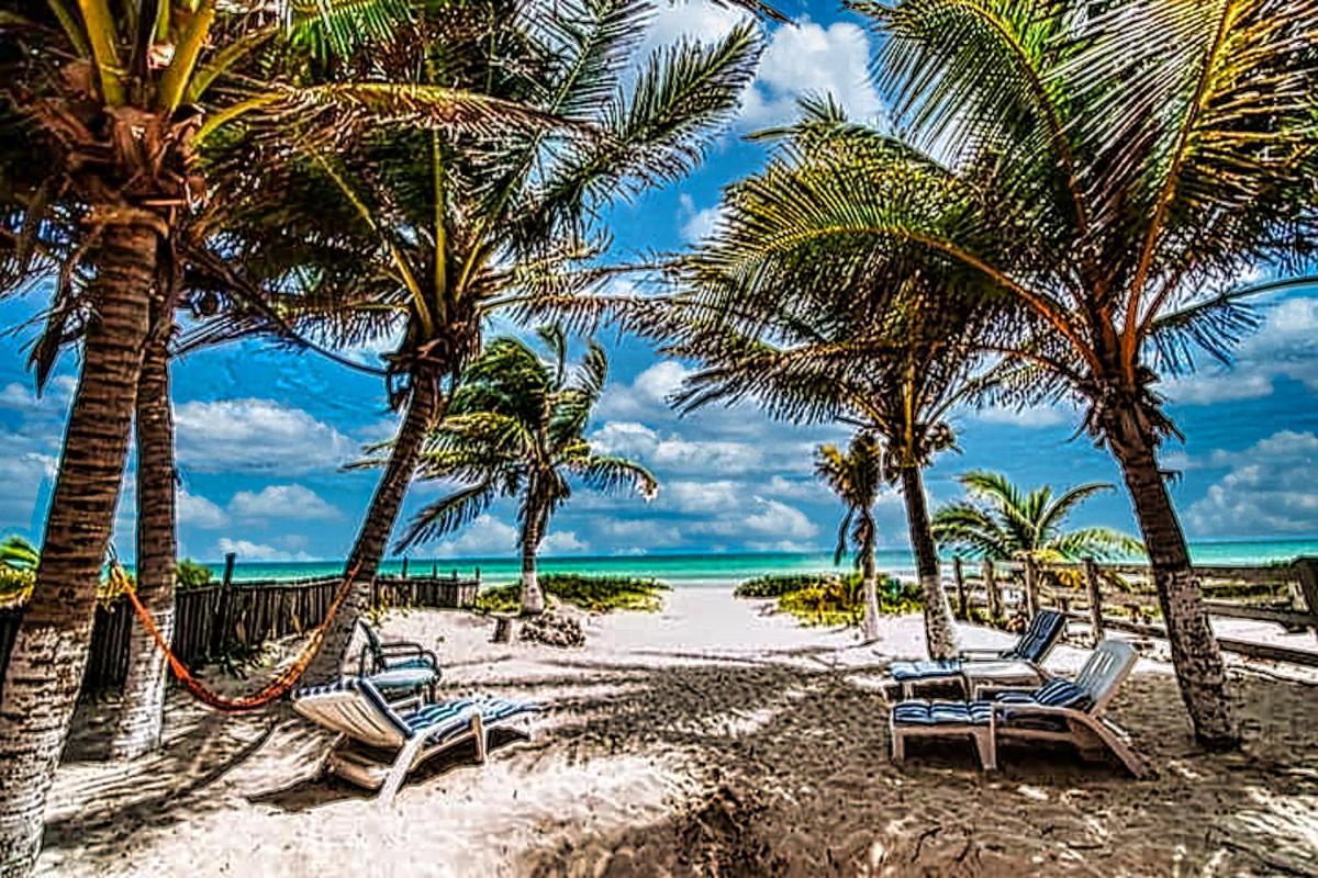 Beachfront Hacienda Del Cuyo Groundfloor מראה חיצוני תמונה